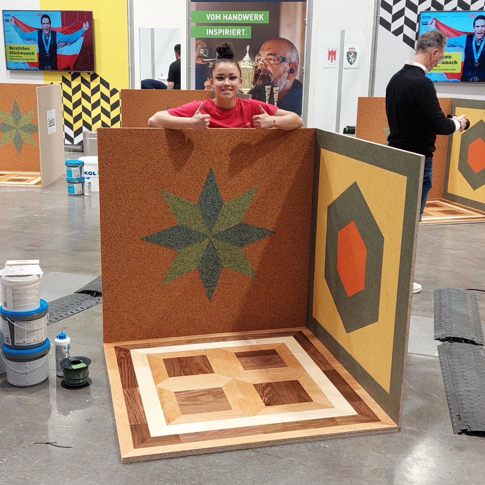  Österreichischer Bundeslehrlingswettbewerb: Nathalie Lenzbauer gewinnt Bodenleger-Titel