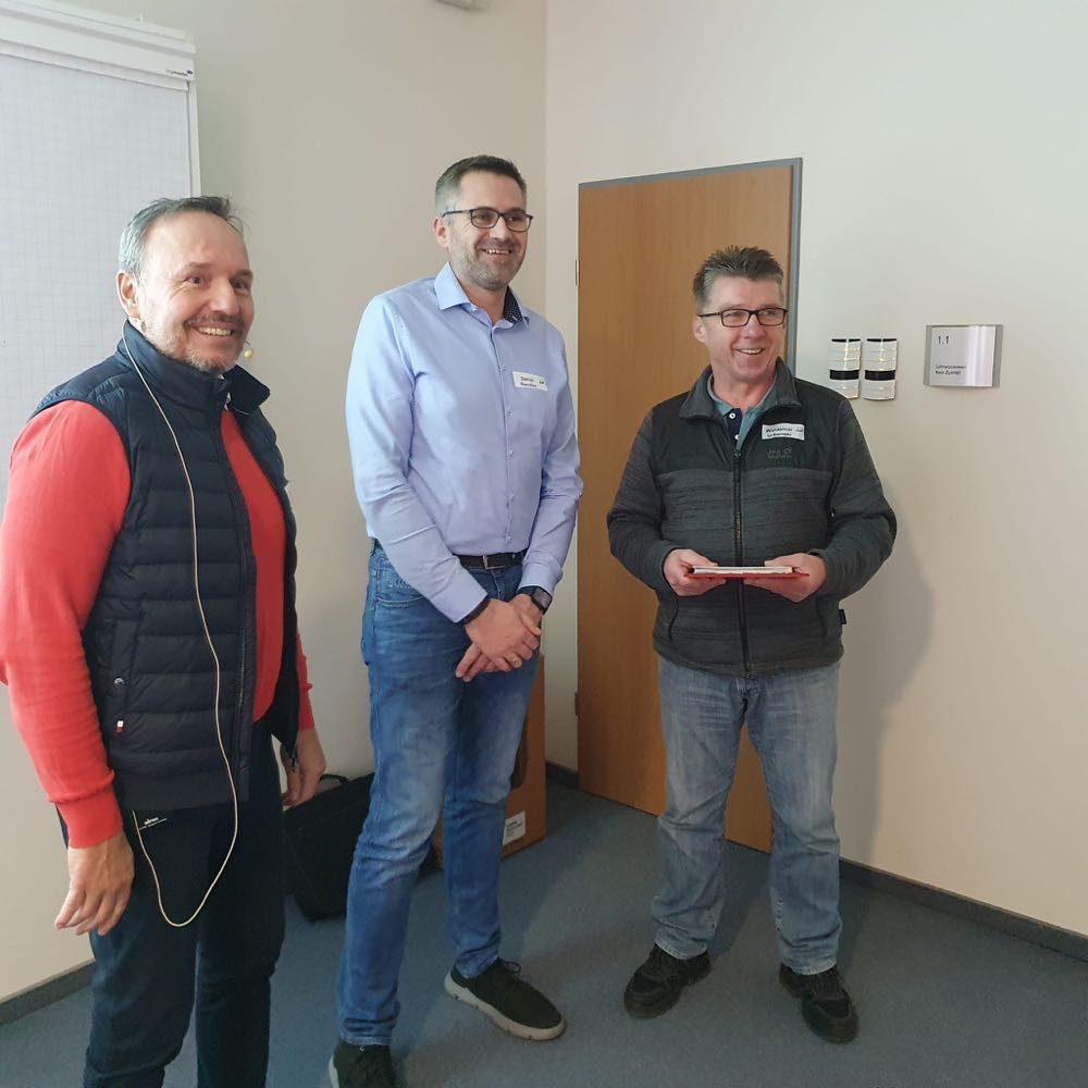  IBF: Langjährige Mitarbeiter Egbert Müller und Waldemar Urbanski geehrt