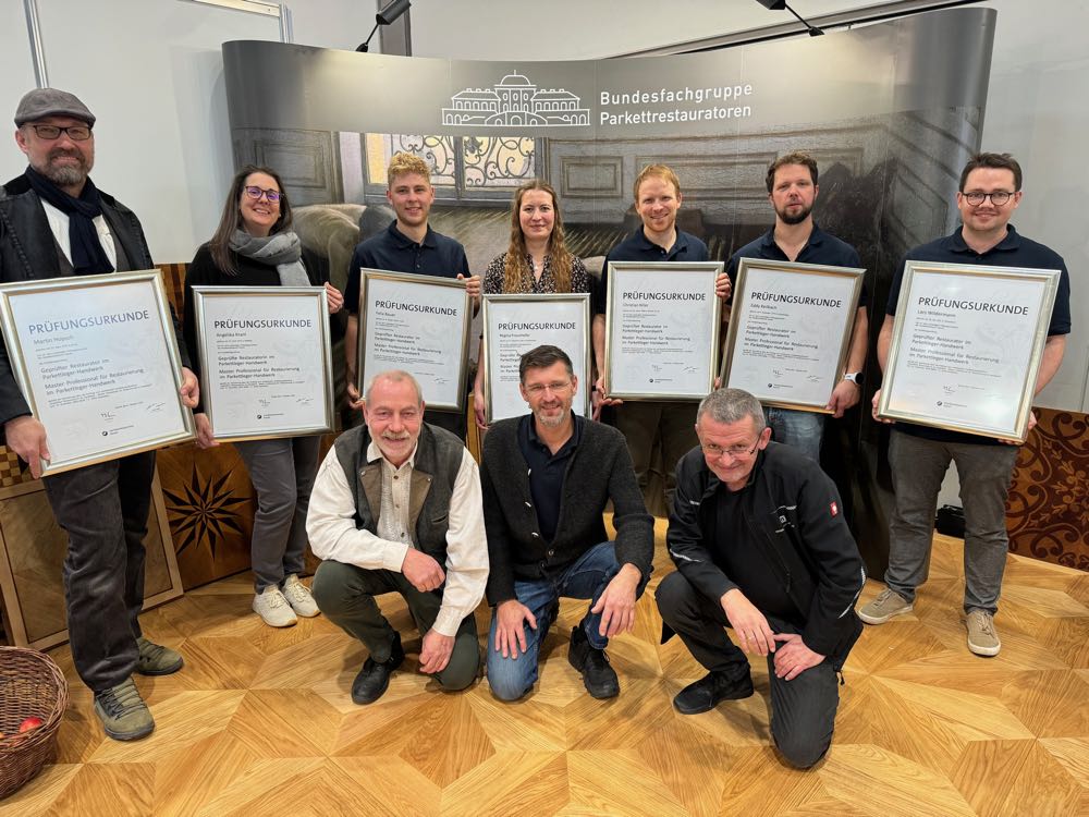 Parkett-Restauratoren: Wie profitieren die jungen Master-Absolventen?