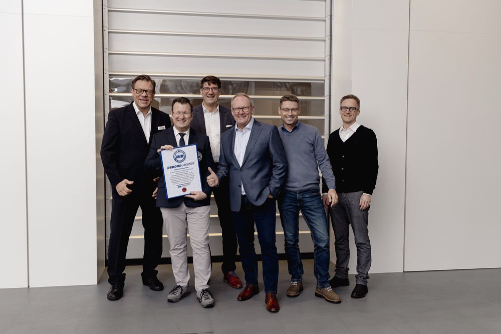 Efaflex stellt Tor-Weltrekord auf