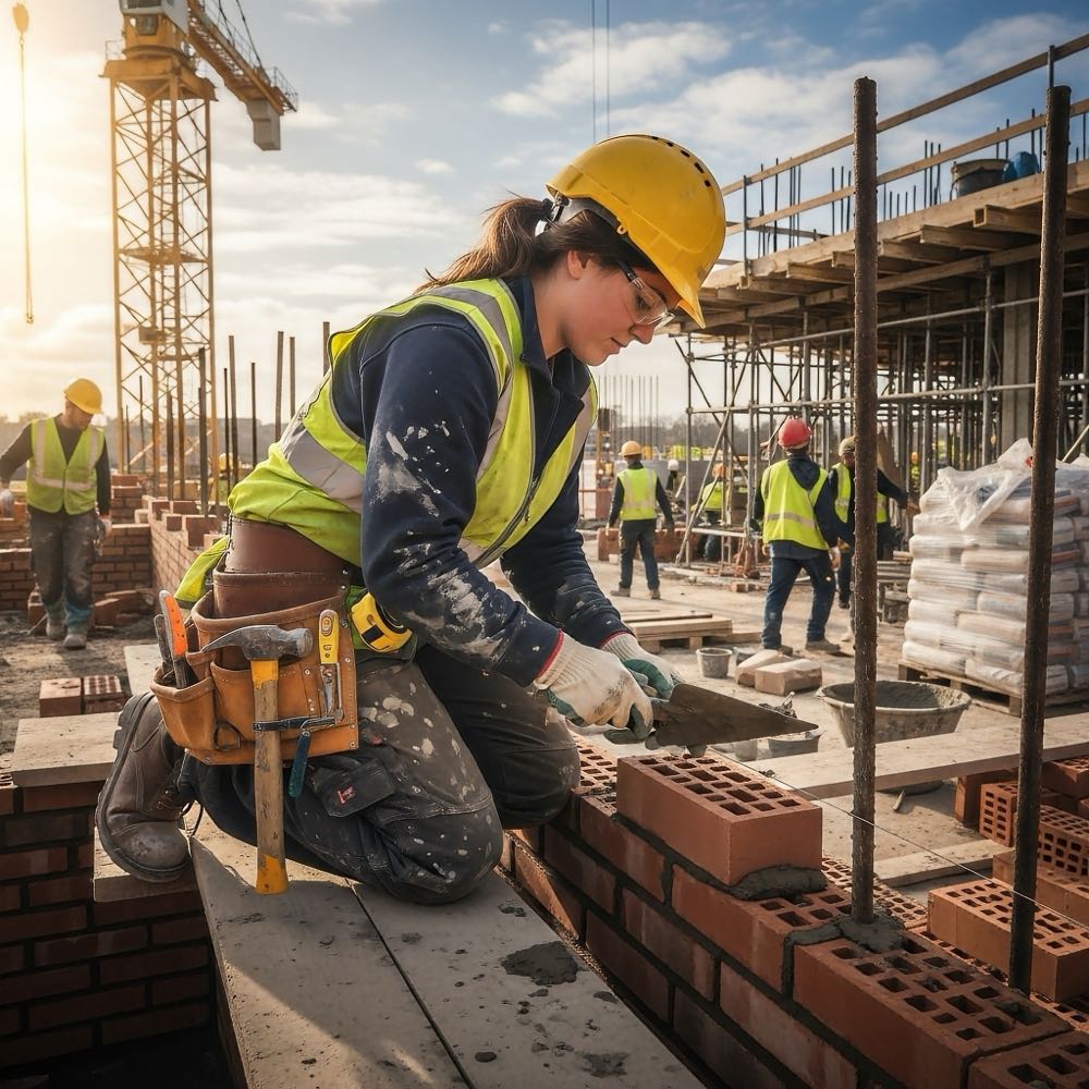  Bauhauptgewerbe: 12,7 Prozent mehr Auszubildende in 2025