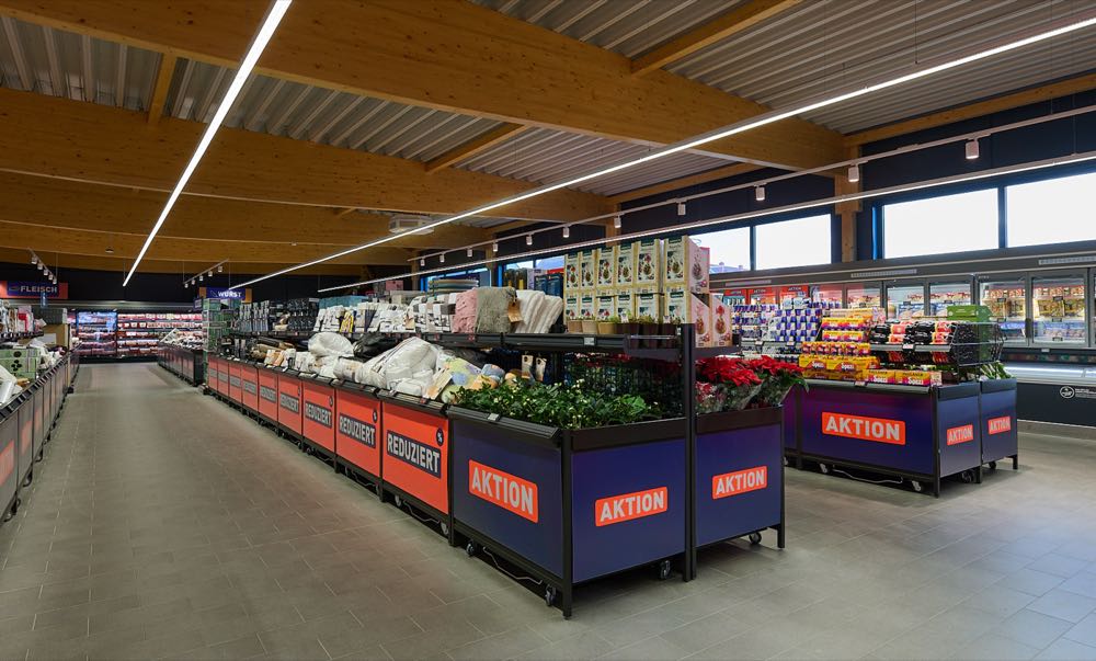 Erste Aldi-Filiale nach gemeinsamem Baustandard