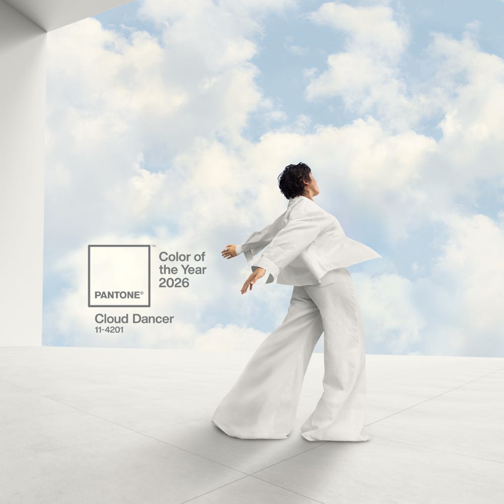 Pantone-Farbe des Jahres 2026: Cloud Dancer