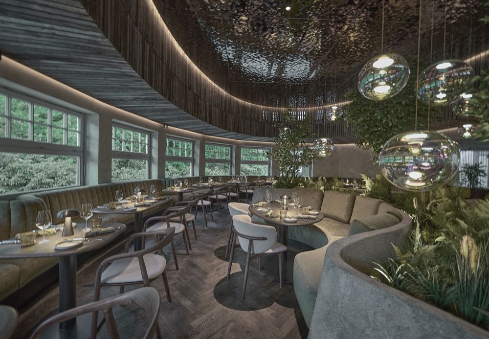 Restaurant "Deer“ im Hamburger Stadtpark