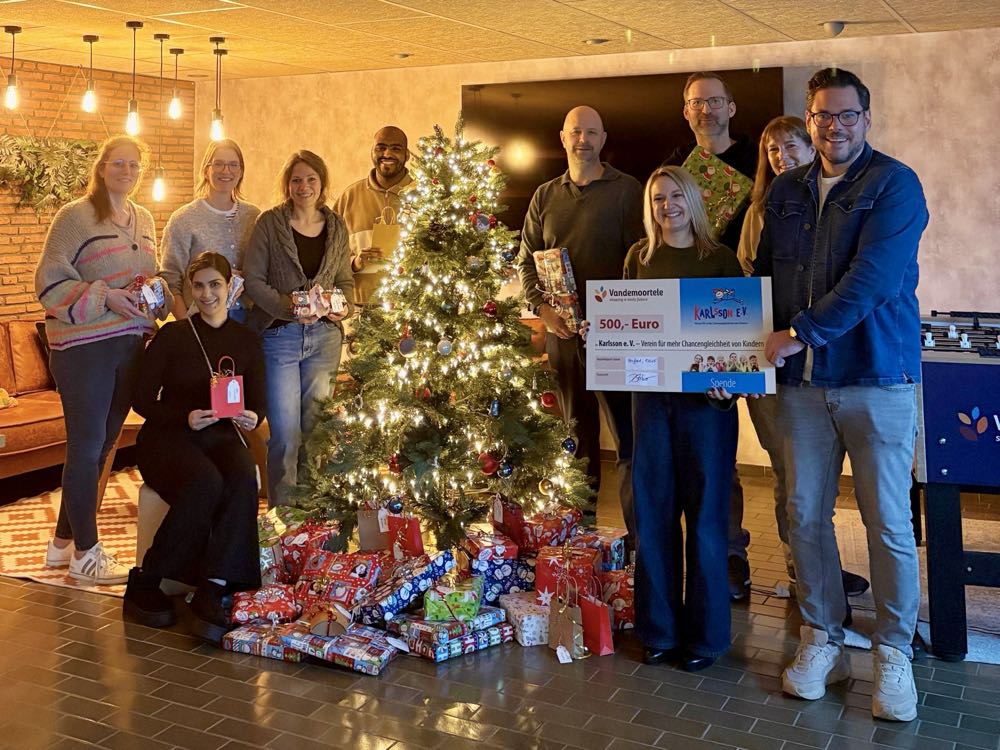 Vandemoortele erfüllt 40 Weihnachtswünsche