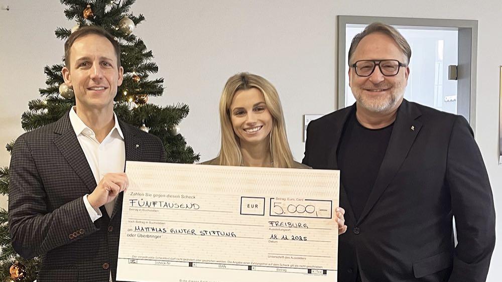 Aryzta spendet an Matthias-Ginter-Stiftung