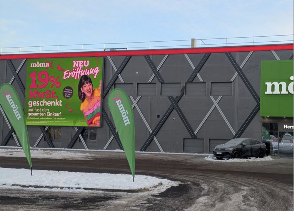 Mömax: Neueröffnung in Rangsdorf