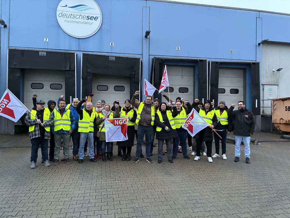 Bremerhaven: NGG bestreikt heute Deutsche See Fischmanufaktur