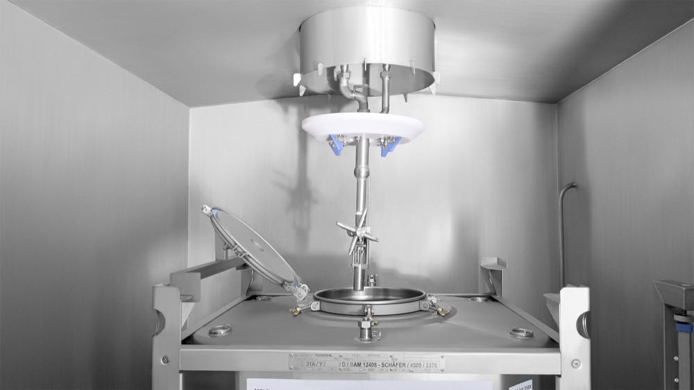 Mohn GmbH: Neue IBC-Container Wschanlage für sichere Innenreinigungen