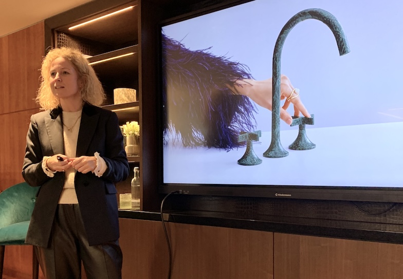 Caroline Schmitt, Geschäftsführerin Dornbracht Manufaktur-Arbeit, KI-Nutzung und Design-Neuheit