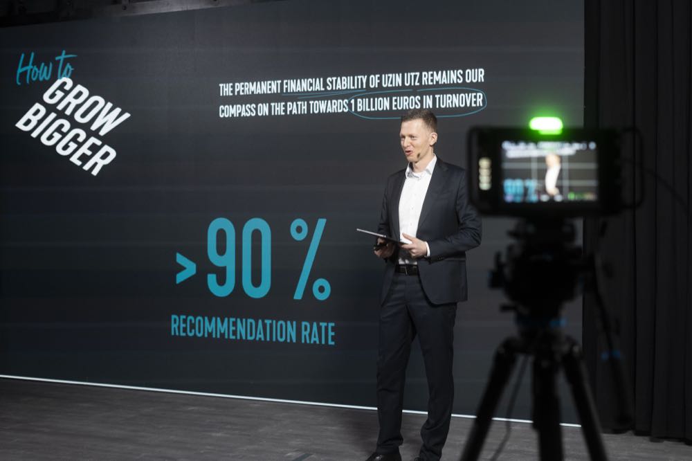  Uzin Utz stellt Wachstumsstrategie vor