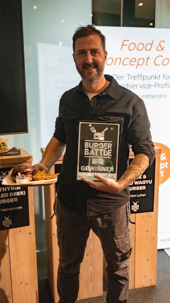 Premiere in Stuttgart: Tobias Flohr gewinnt das erste deutsche Burger Battle