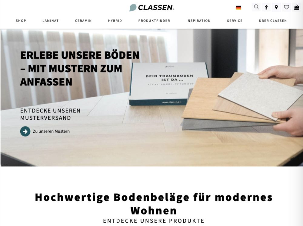  Classen gründet Firma für die E-Commerce-Aktivitäten