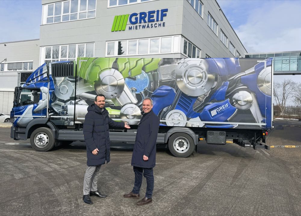 Greif testet Wasserstoff LKW