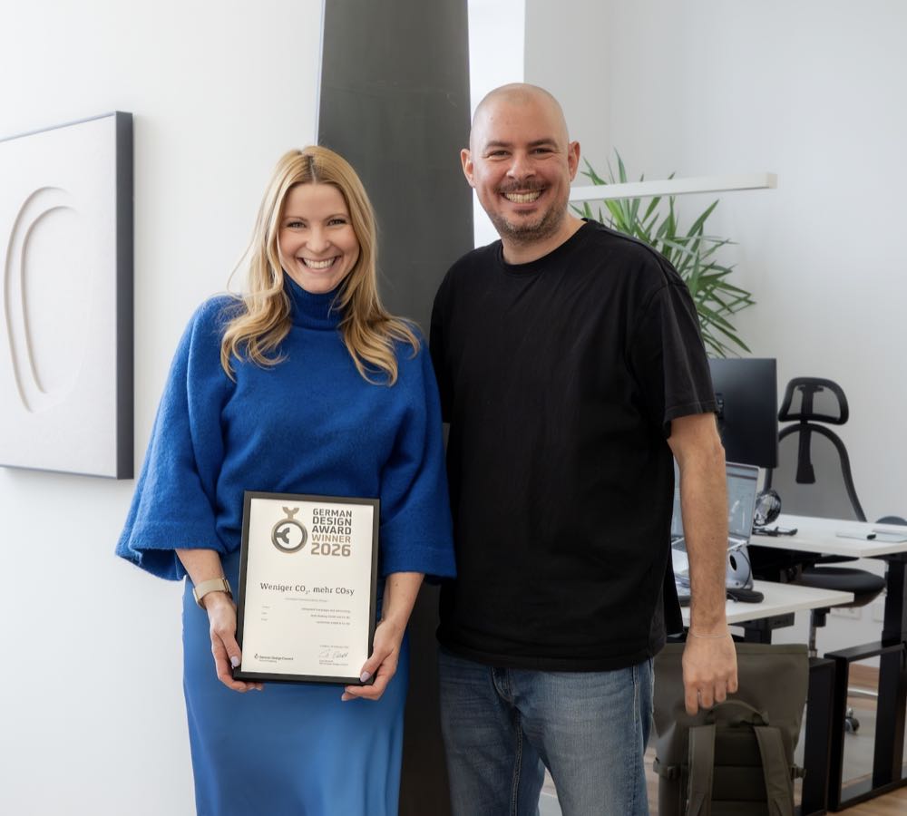 German Design Award für Greifs Maskottchen