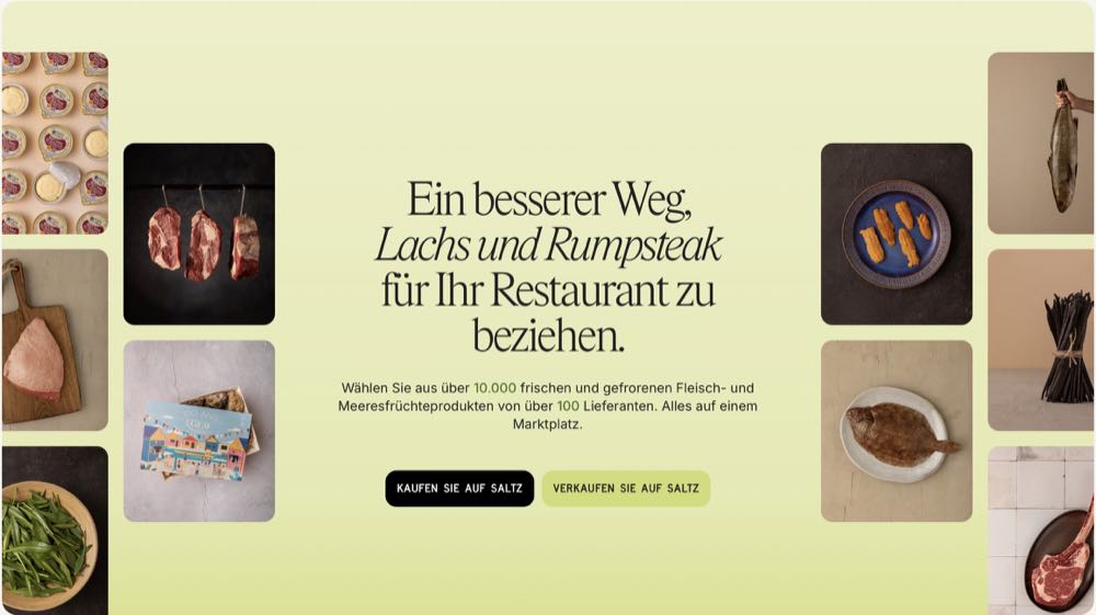 Gastronomie: Digitaler Marktplatz Saltz will Lieferanten und Gastro vernetzen