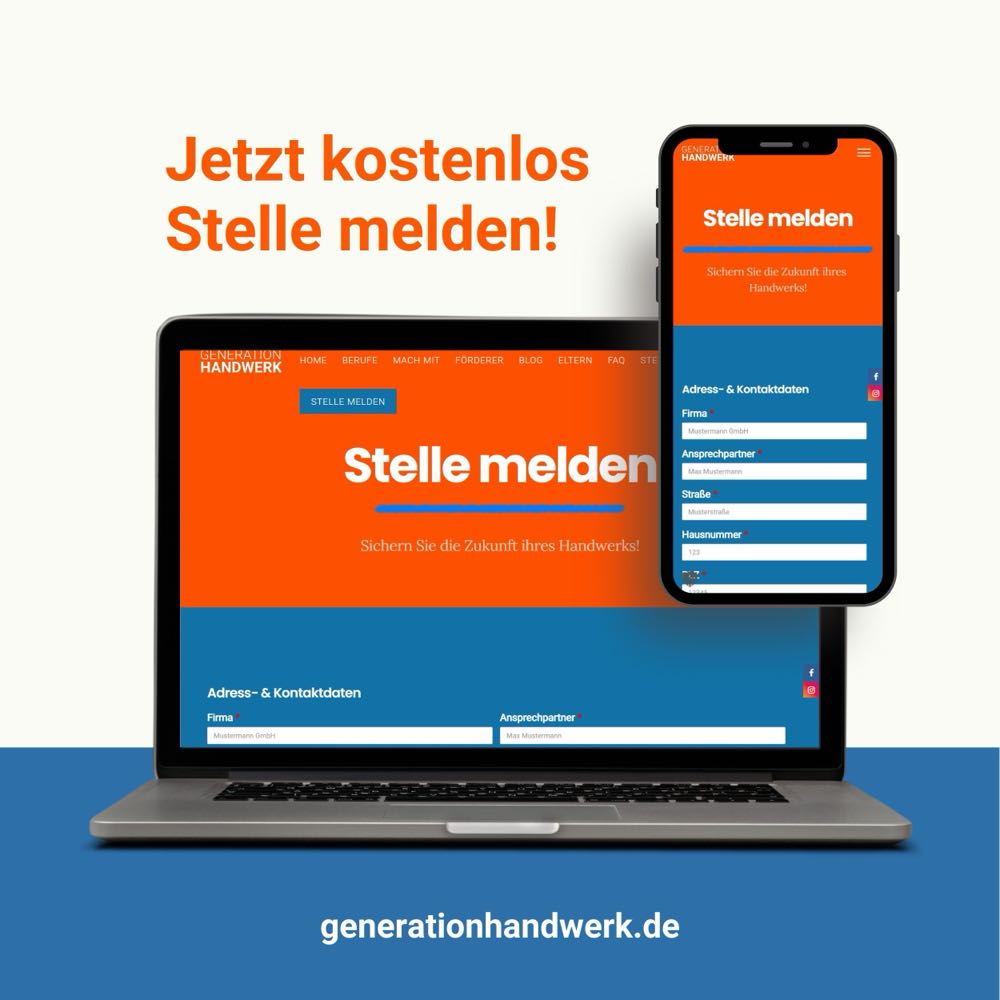  ViS unterstützt Initiative Generation Handwerk