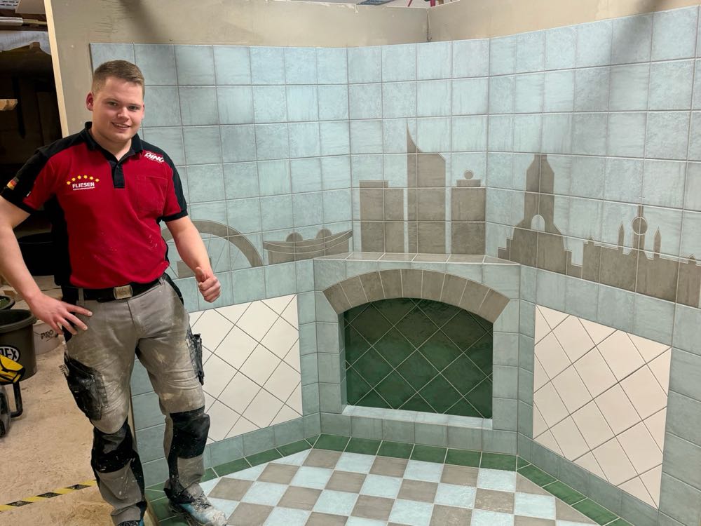  Fliesen-Nationalmannschaft: Luis Brauner baut seinen Vorsprung aus