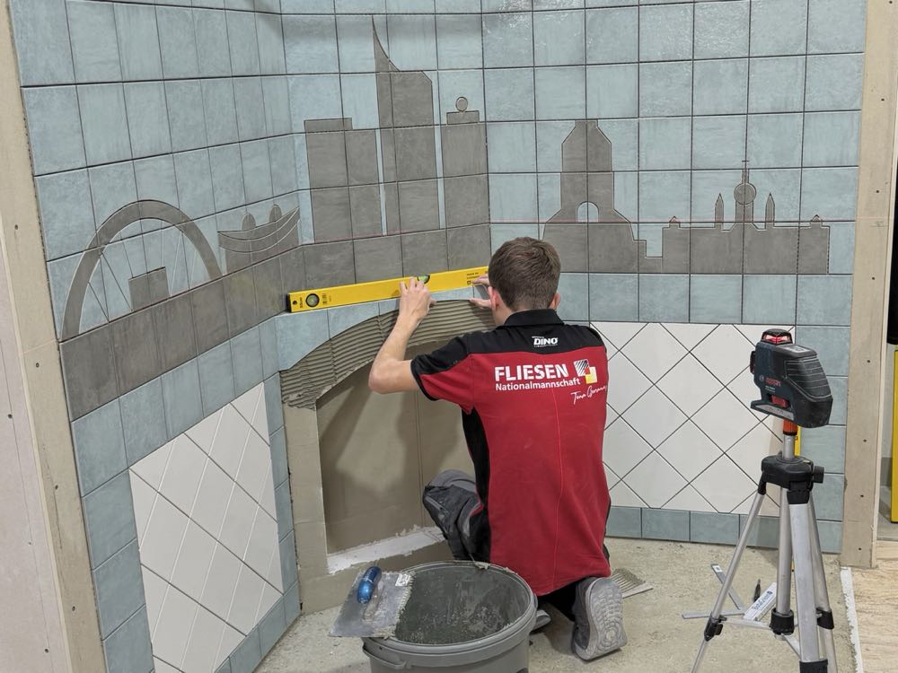  Fliesen-Nationalmannschaft: Luis Brauner baut seinen Vorsprung aus