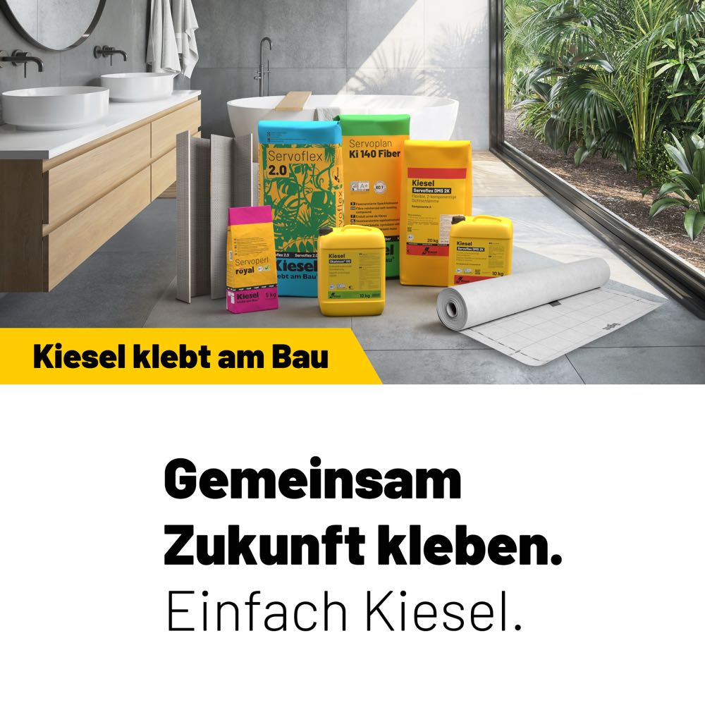  Kiesel Bauchemie aktualisiert Markenauftritt