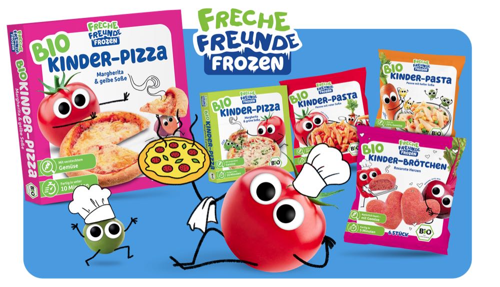 Erdbär bringt „Freche Freunde“ ins Tiefkühlregal