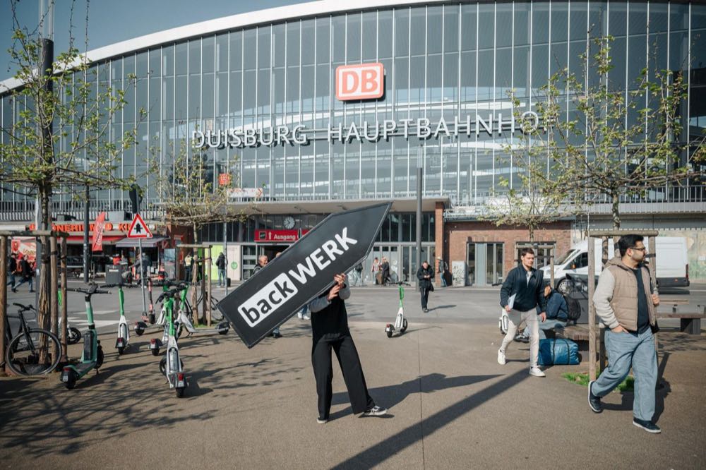 BackWerk Express im Duisburger Hauptbahnhof