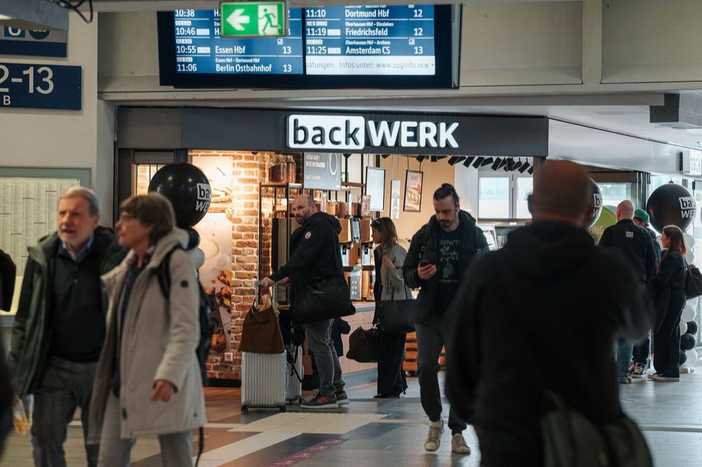BackWerk Express im Duisburger Hauptbahnhof