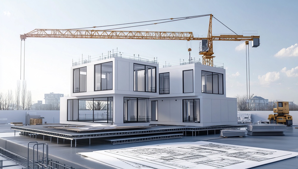 Baugenehmigungen steigen, Wohnungsbau bleibt unter Druck