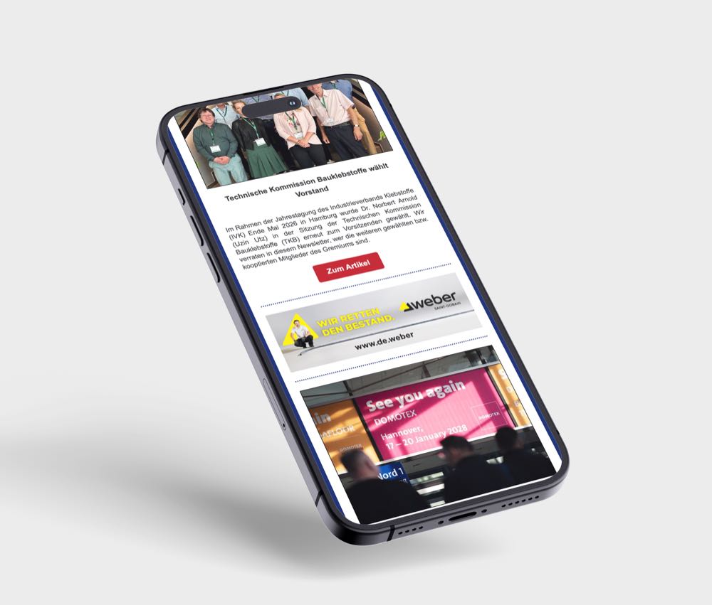  Relaunch FussbodenTechnik-Newsletter: Mehr Übersicht. Mehr Reichweite. Mehr Branche.