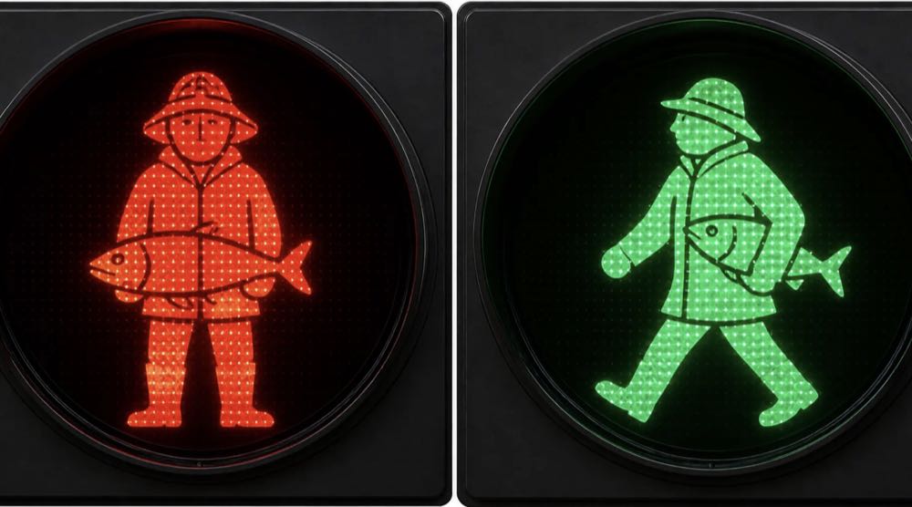 Glückstadt: Heringsfischer als Ampelmännchen geplant