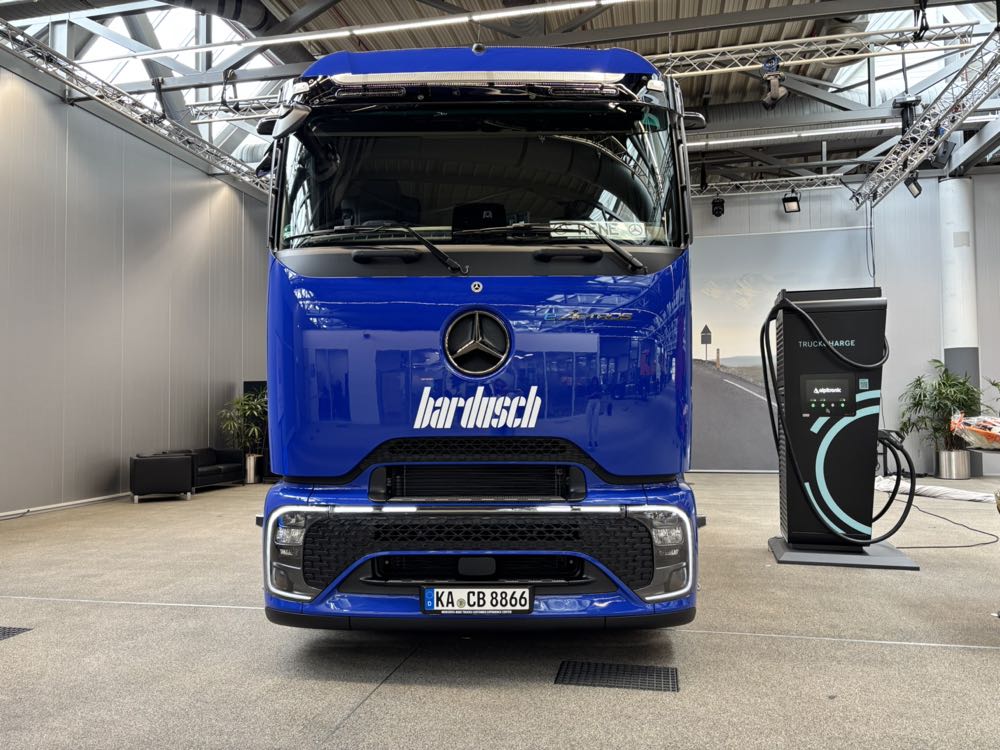 E-LKW bei Bardusch im Einsatz