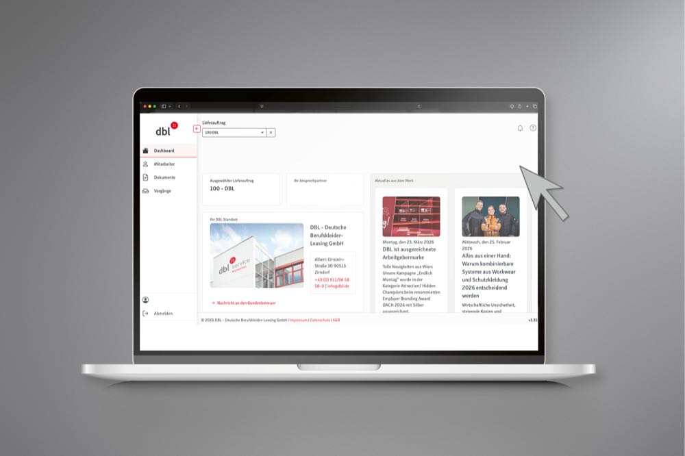 DBL hat Kundenportal überarbeitet