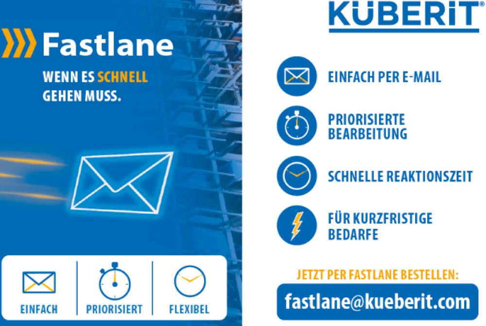  Küberit führt neuen Fastlane-Service ein