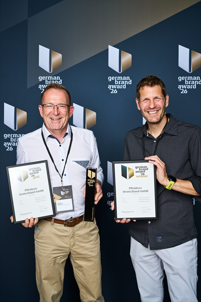 Pfleiderer gewinnt Gold und feiert dritten Nachhaltigkeits-Award in Folge
