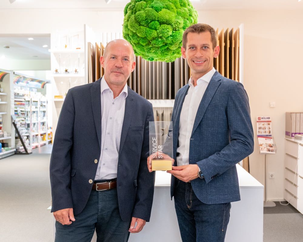  Farbe & Wohnen Müllner erhält Kundenzufriedenheitspreis in Gold