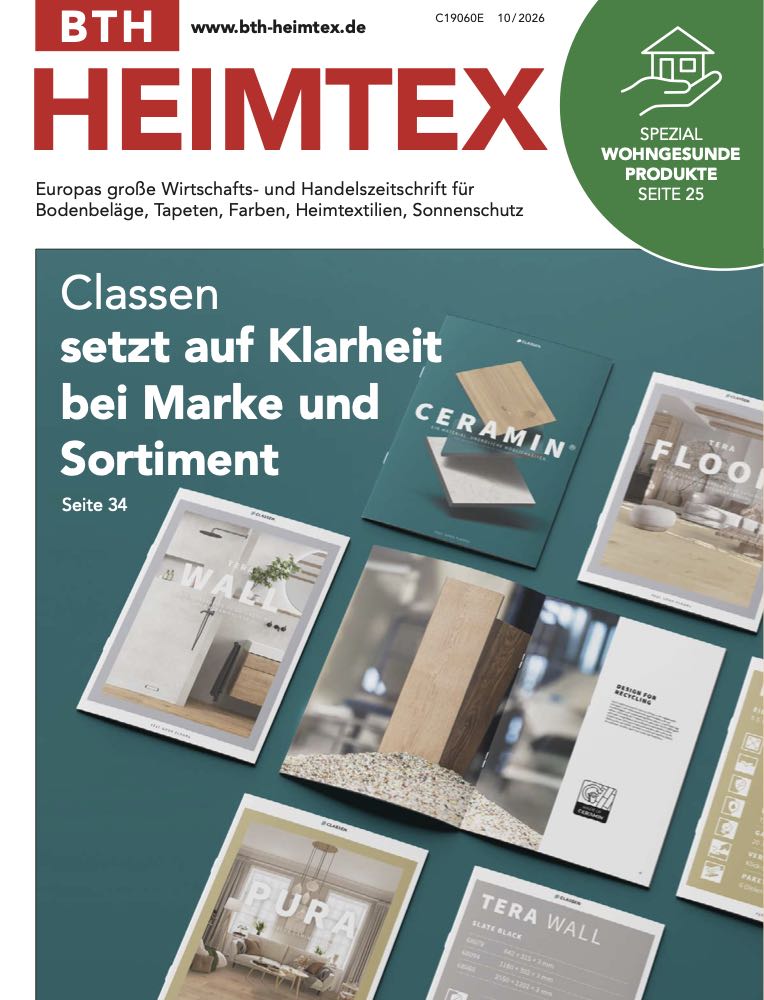 BTH Heimtex: Oktober-Ausgabe ist online verfügbar