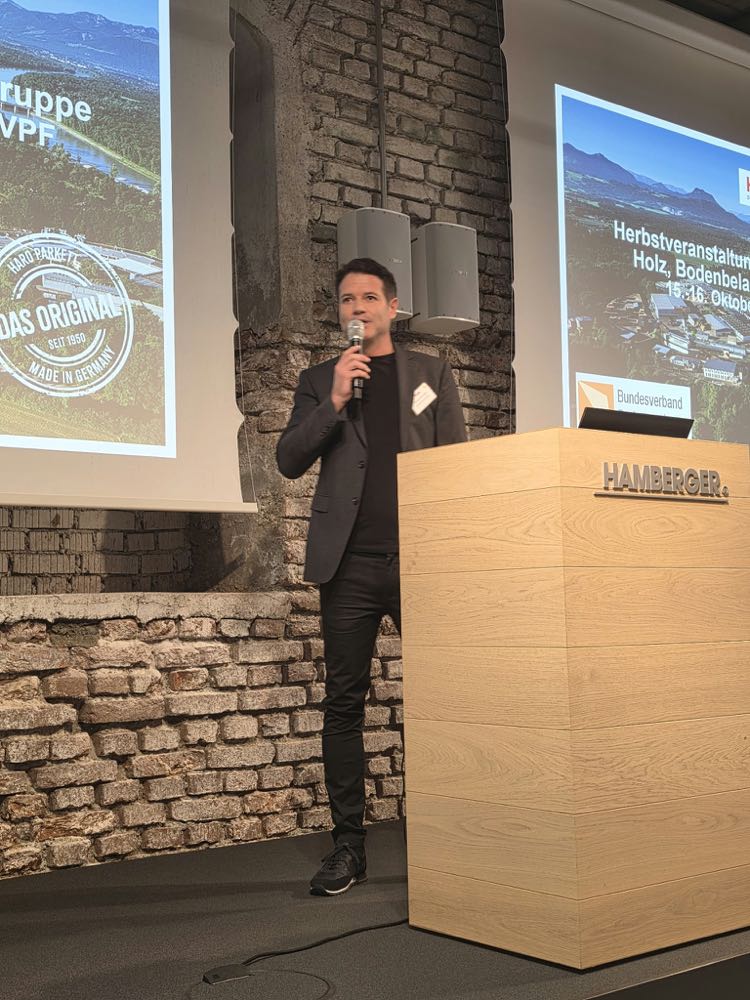 BVPF-Fachgruppe „Holz, Bodenbelag und Sportböden“ zu Gast bei Hamberger Flooring