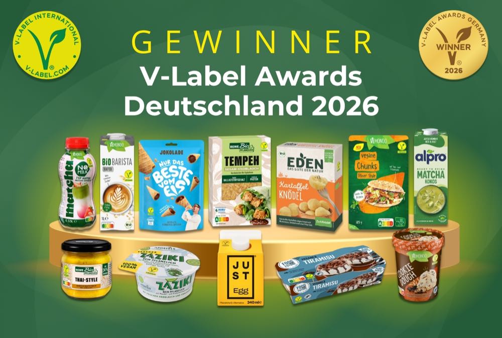 V-Label Awards 2026: Tiefkühlprodukte unter den Gewinnern