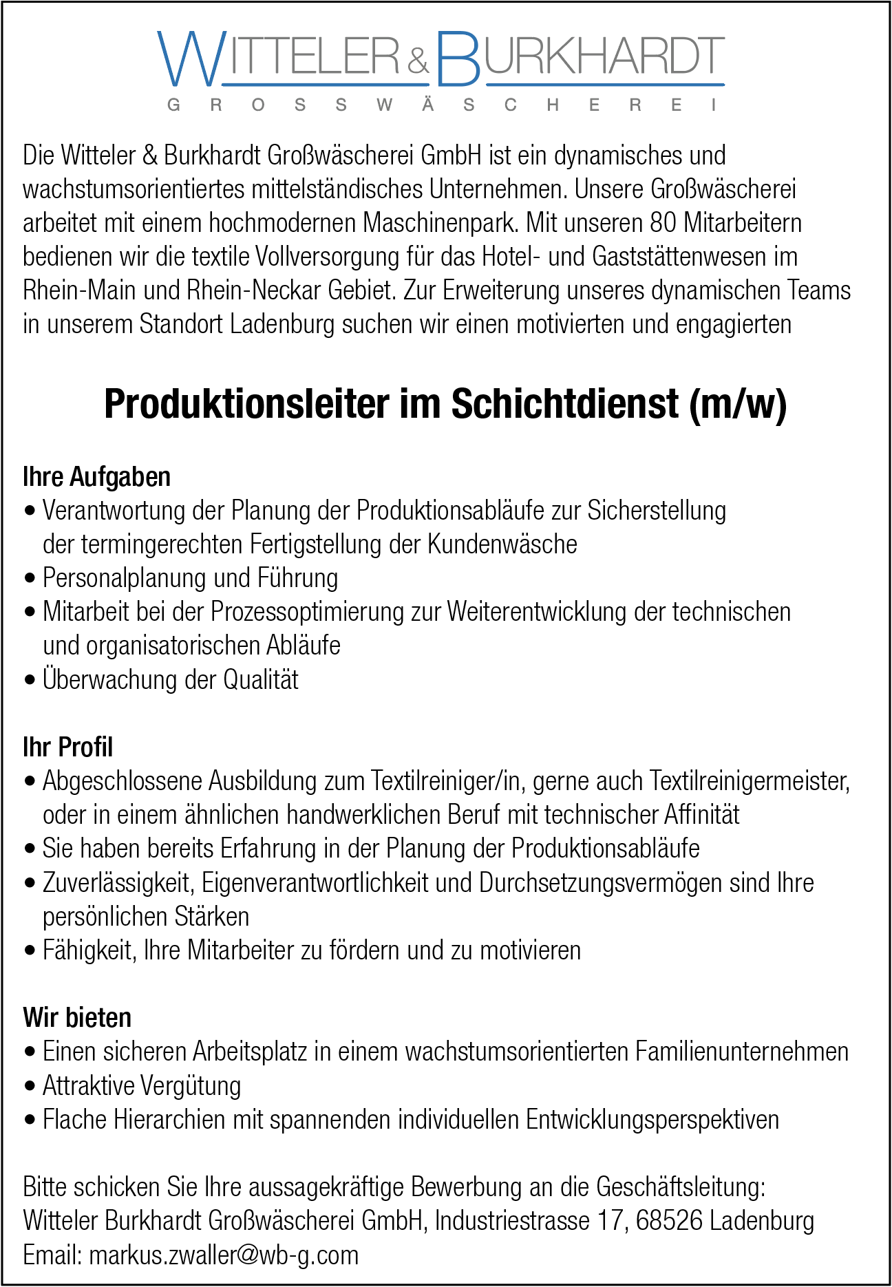 Wrp Textilpflegede Kleinanzeigen