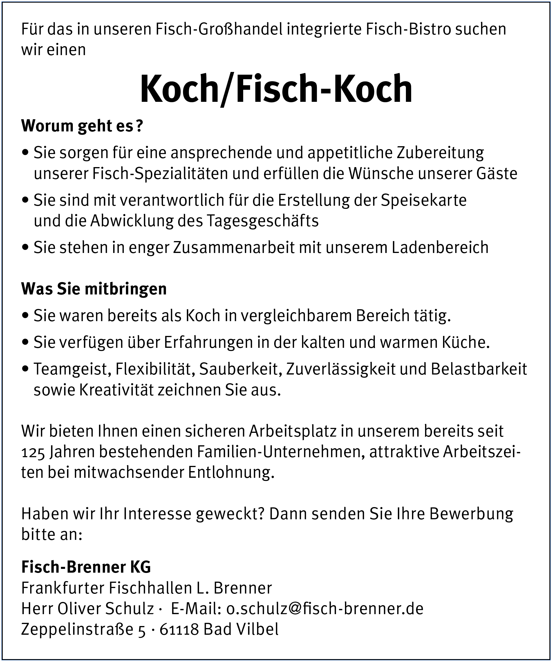 Koch/Fisch-Koch