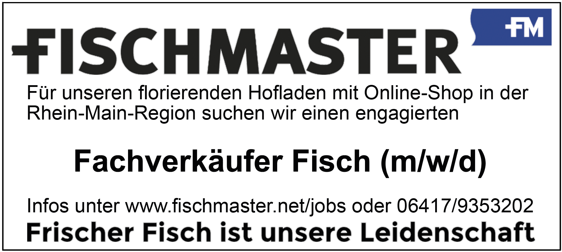 Fachverkaufer Fisch (m/w/d)