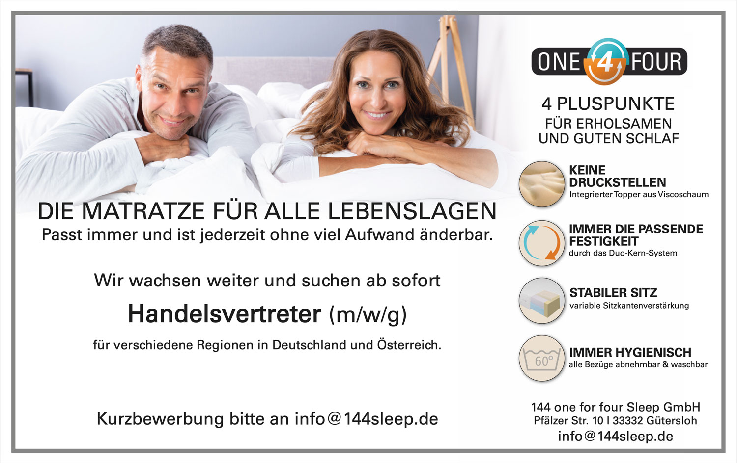 Handelsvertreter (m/w/g) für Matratzen
