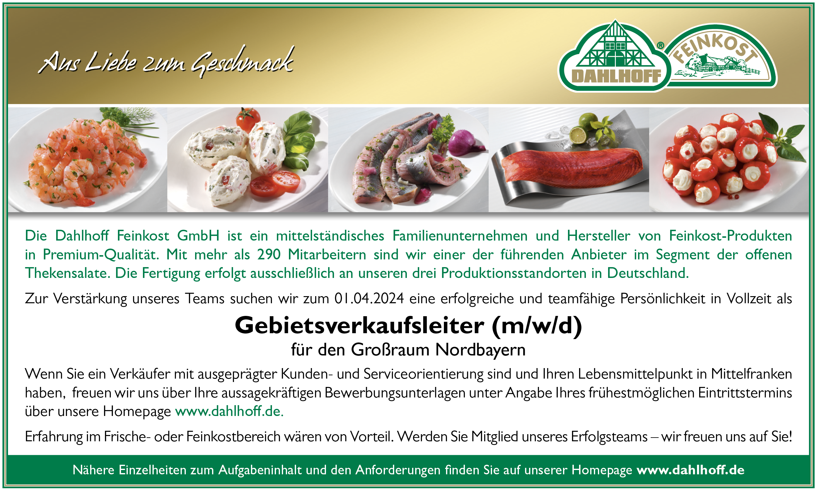 Gebietsverkaufsleiter (m/w/d)