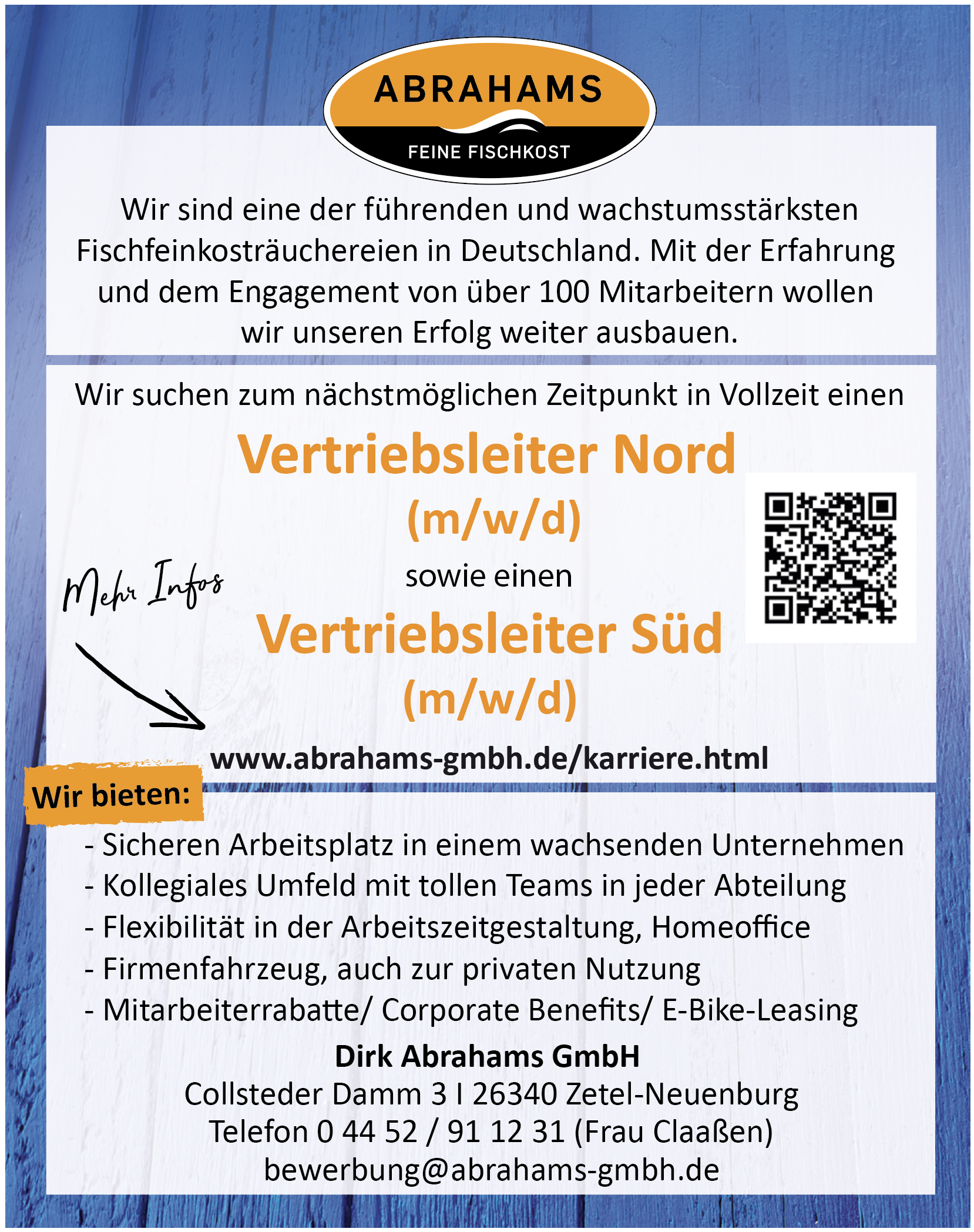 Vertriebsleiter Nord/Vertriebsleiter Süd (m/w/d)