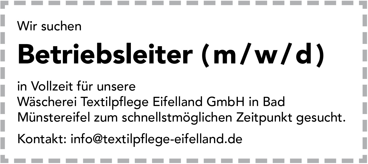 Wir suchen Betriebsleiter (m/w/d)