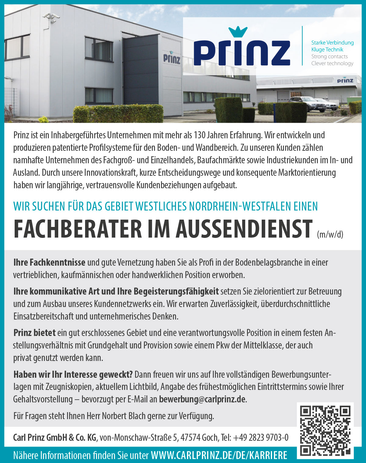 Fachberater im Außendienst