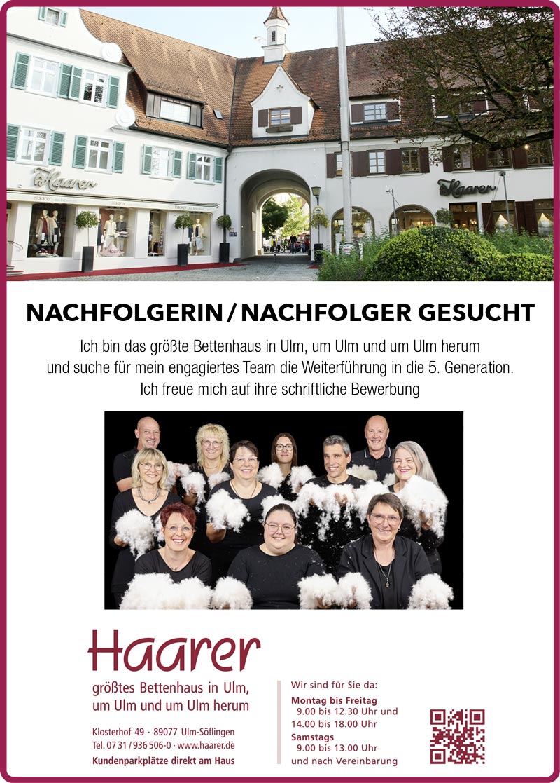 Nachfolge für Bettenhaus in Ulm gesucht