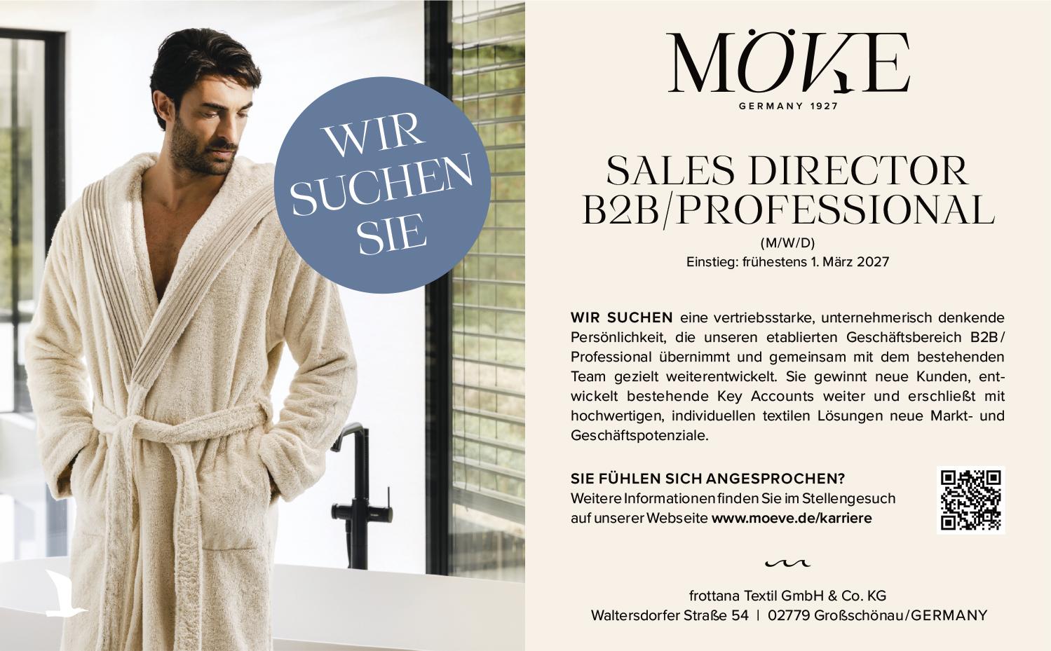 Sales Director B2B/Professional (m/w/d)